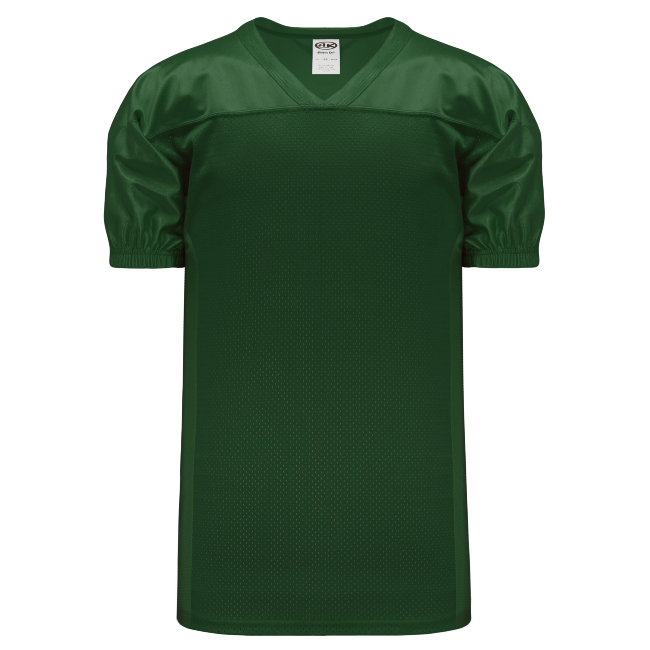 Adult F820 Blank Football Jersey - Forest Green