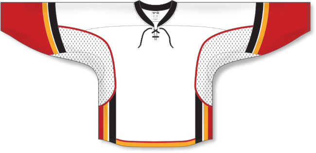 Calgary Flames Style White Hockey Jersey